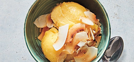 Banana mango "nice" cream