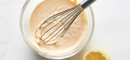 Sauce tahini citronnée