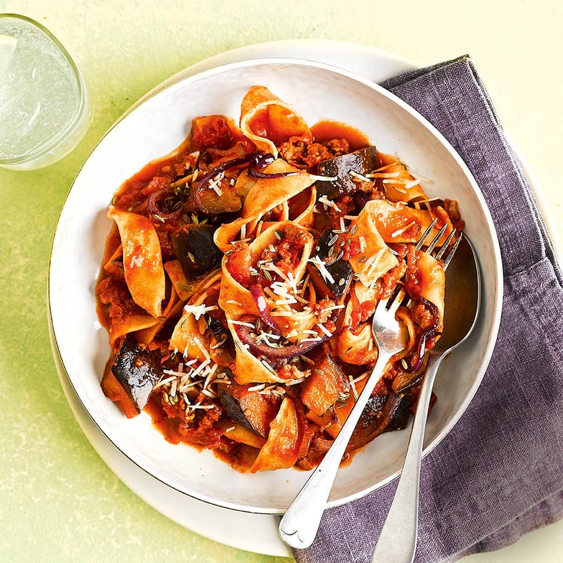 Photo of Sausage & aubergine pasta by WW