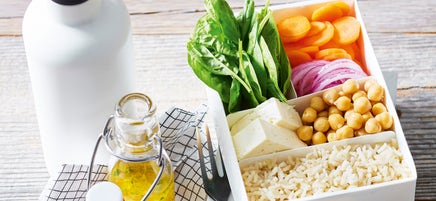 Rijstsalade met feta