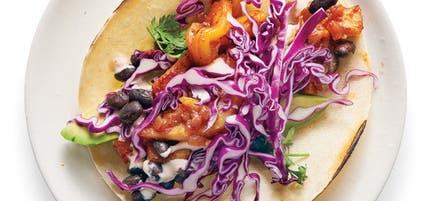 Jackfruit Tacos with Sriracha Mayo