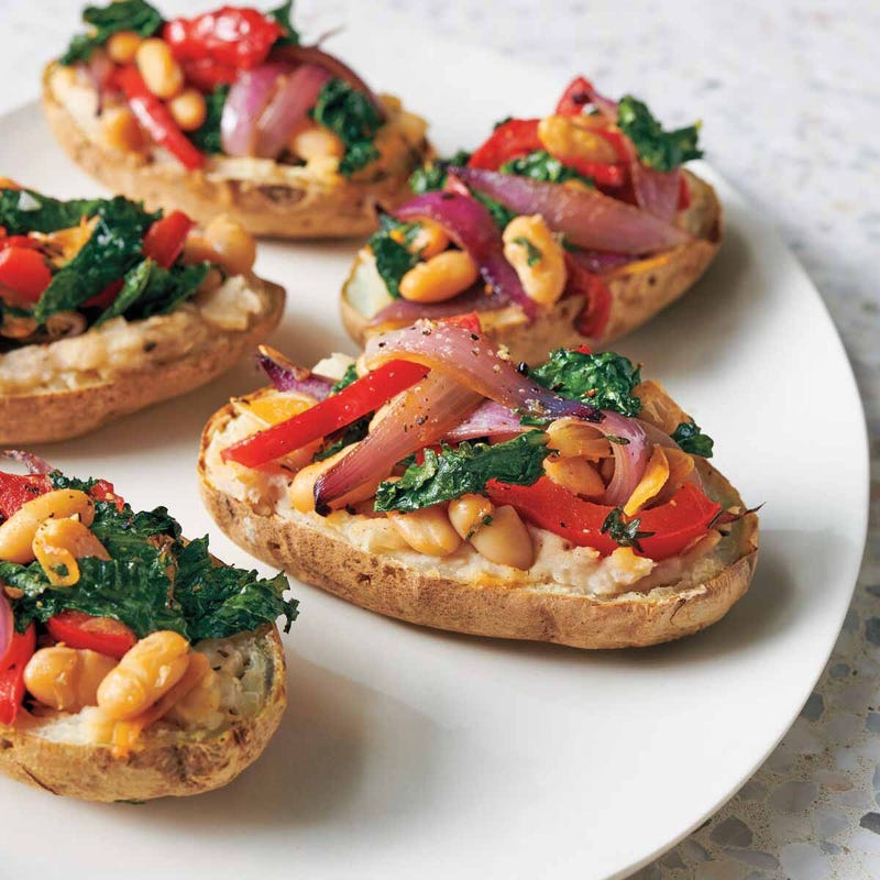 Photo of Garlicky Kale and Bean–Stuffed Potatoes by WW
