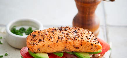 Tartine au saumon