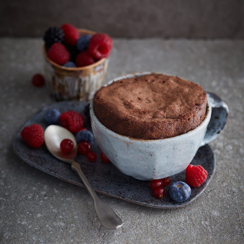 Schokomops mit Beeren