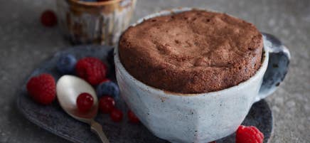 Schokomops mit Beeren