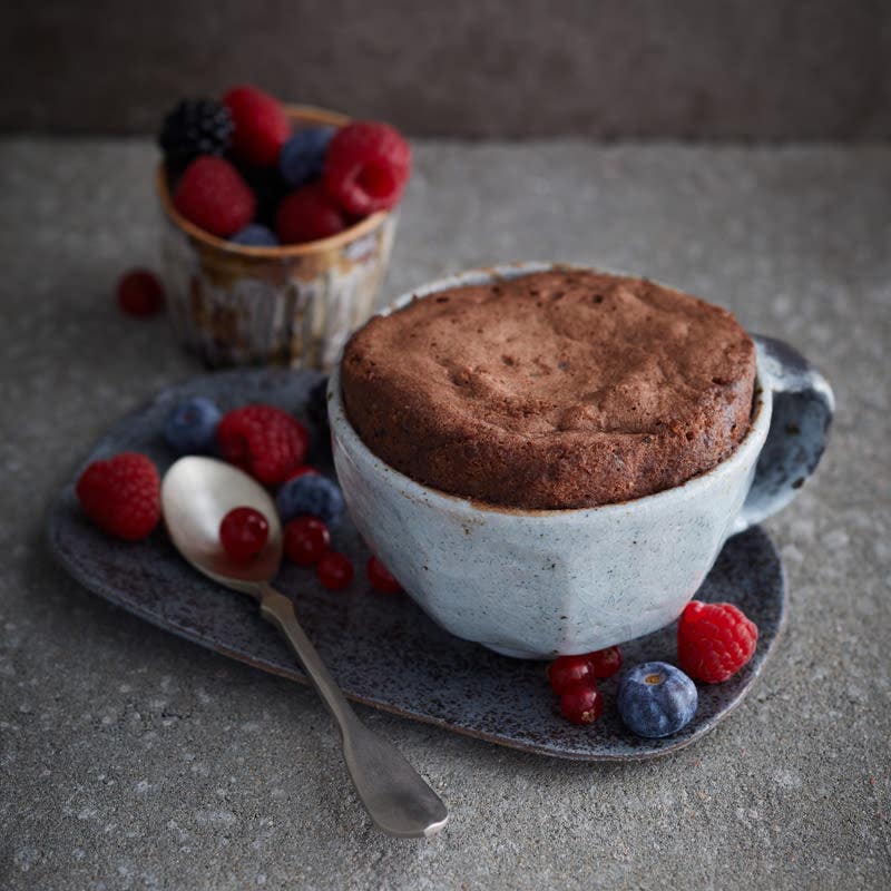 Schokomops mit Beeren