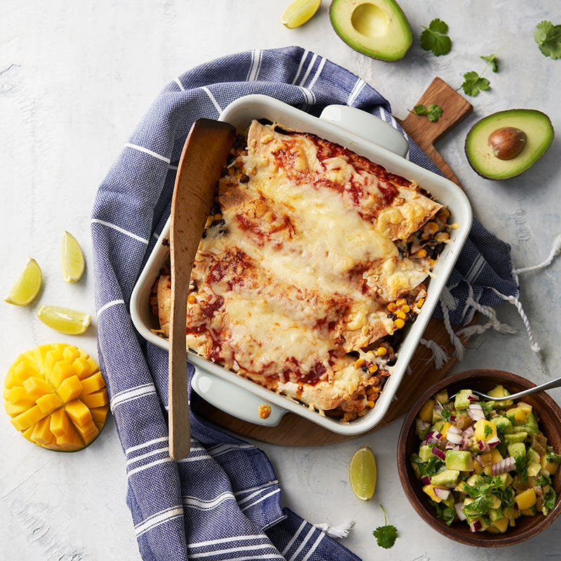 ViktVäktarna - Enchiladas med het blomkåls- och bönröra