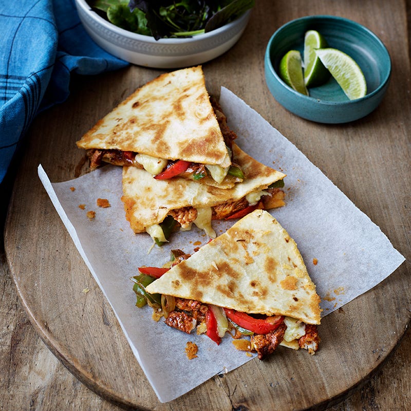 ViktVäktarna - Quesadillas med kalkon och paprika