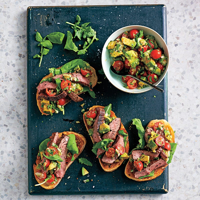 ViktVäktarna - Biffmackor med avokadosalsa