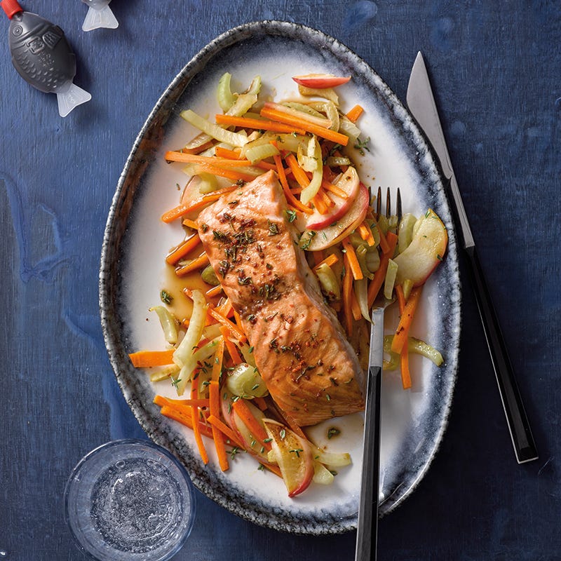 Foto van Zalm met venkel uit de oven door WW