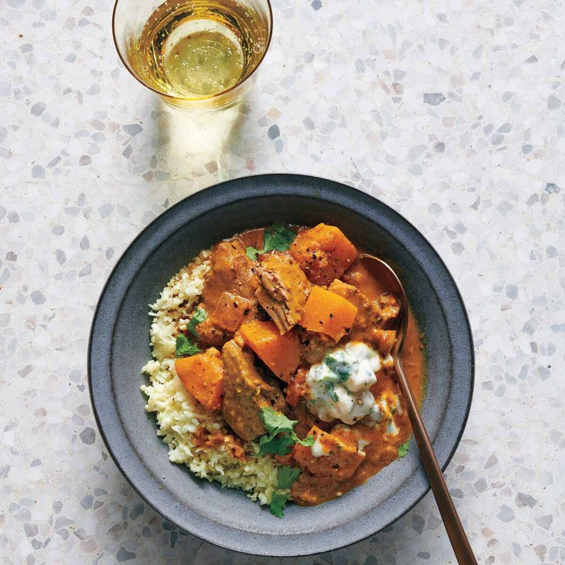 Photo de Agneau korma et raïta de banane par WW