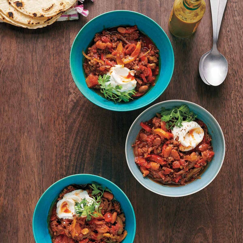 Photo de Chili au bœuf et aux haricots pinto par WW