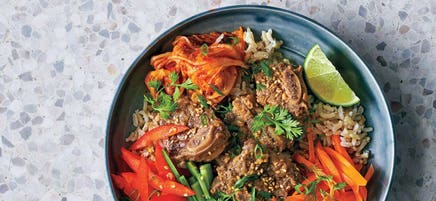 Korean Rice and Short Rib Bowls