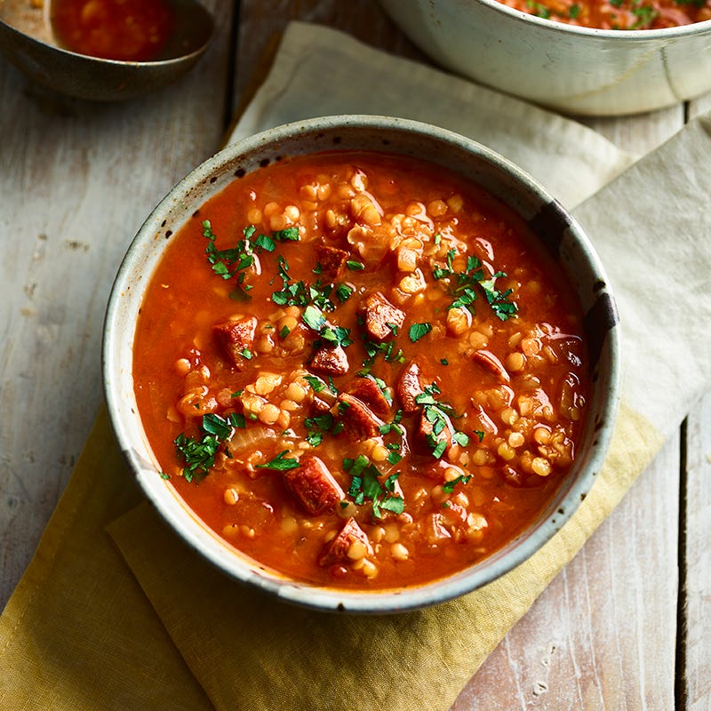 ViktVäktarna - Linssoppa med chorizo
