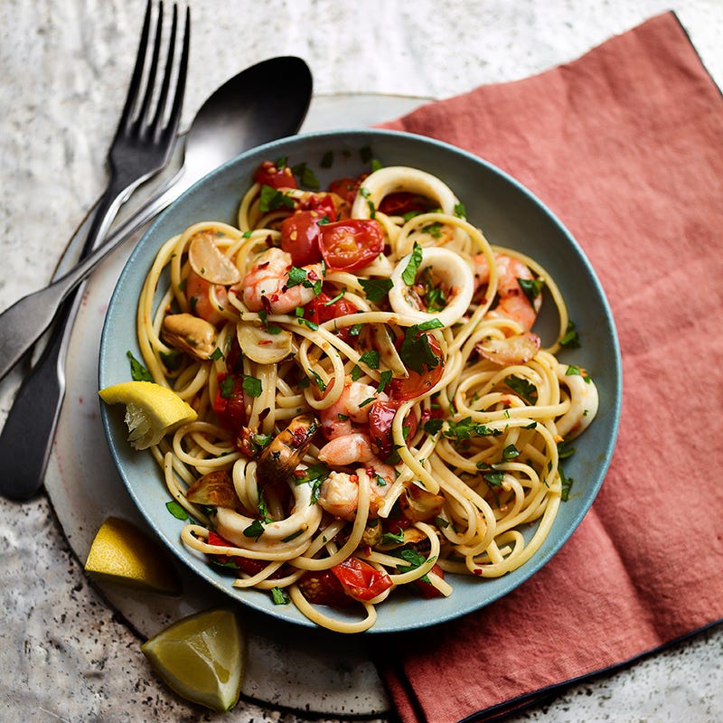 ViktVäktarna - Spaghetti med skaldjur