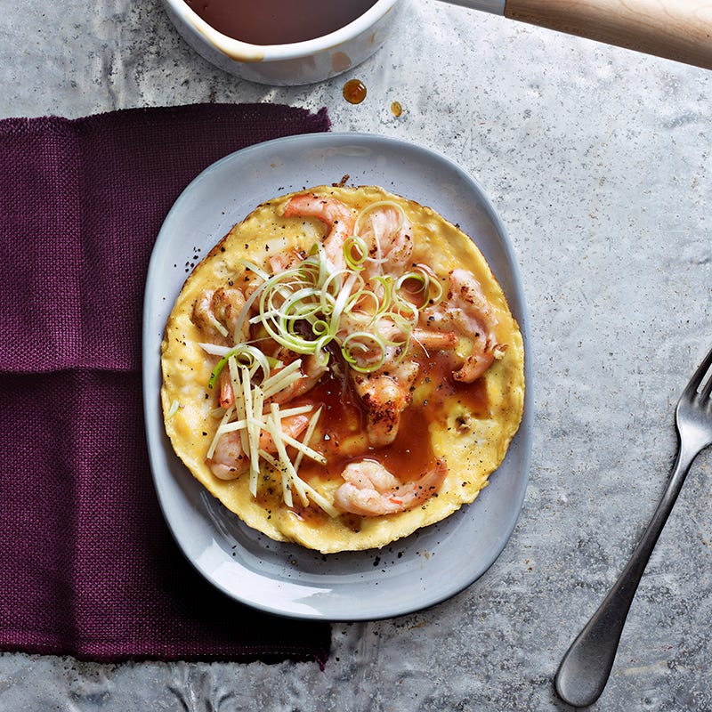 ViktVäktarna - Kinesisk omelett med kungsräkor