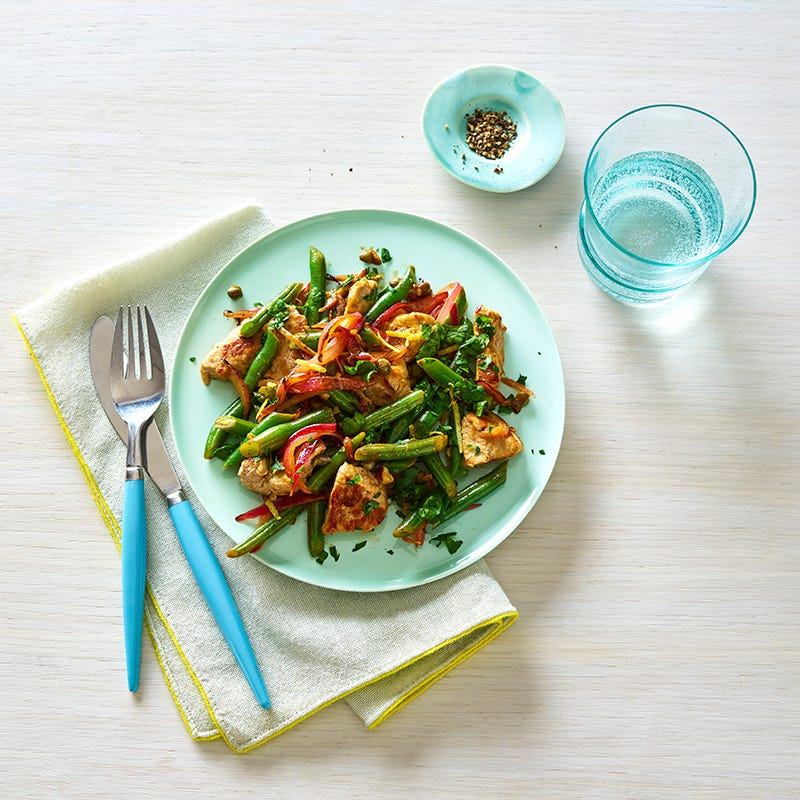 ViktVäktarna - Fläskfiléwok med citron och kapris