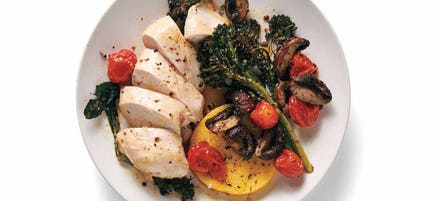 Italian sheet pan chicken