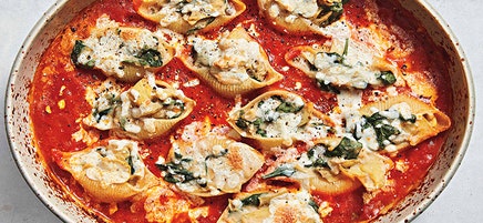 Spinach-Artichoke Stuffed Shells
