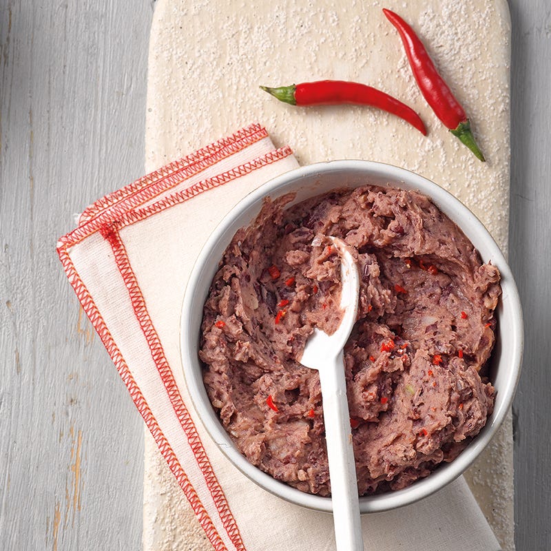 Scharfer Bohnenaufstrich