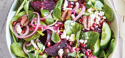 Griechischer Rote-Bete-Salat mit Granatapfel