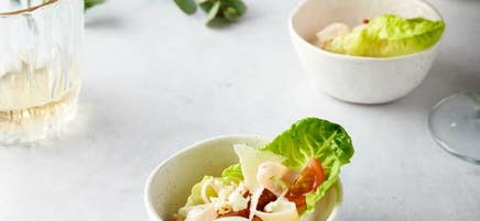 Cups de salade César au poulet