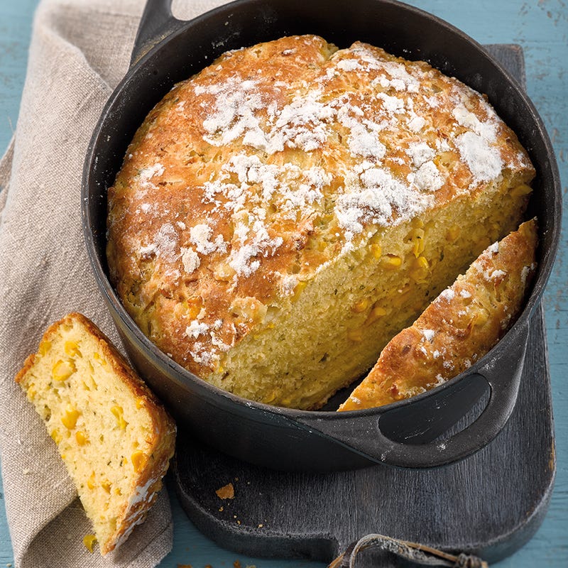 Mais-Käse-Brot