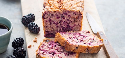 Cake aux mûres