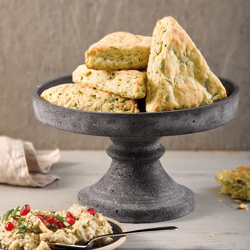 Zucchini-Schafskäse-Scones