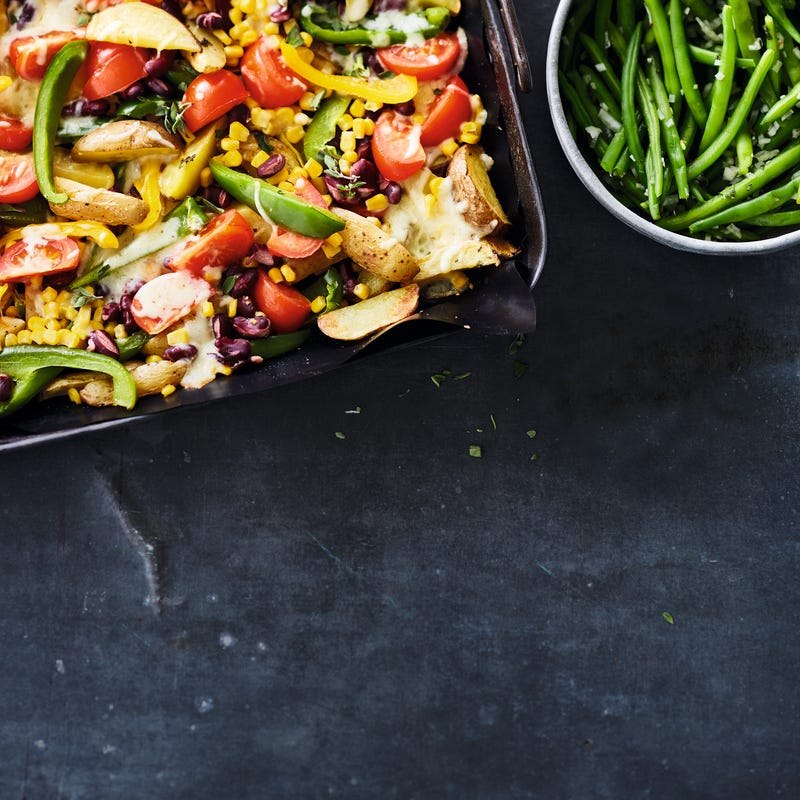 Foto van Tex Mex van de bakplaat door WW