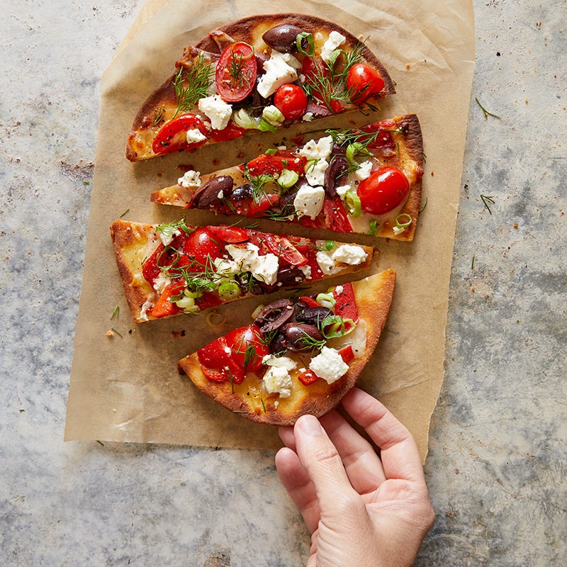 ViktVäktarna - Grekisk naanbrödspizza