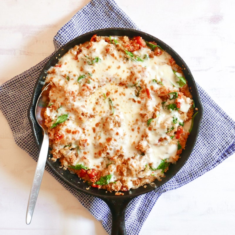 One-pot Italian quinoa skillet