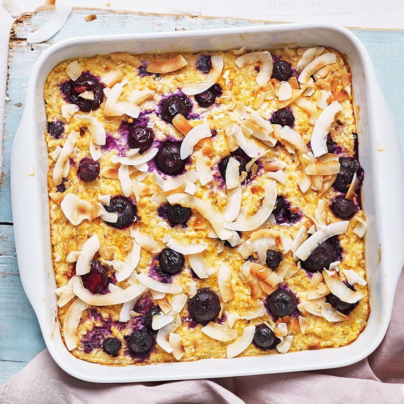 Photo of Coconut & blueberry baked oats by WW
