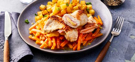 Cordon bleu aux carottes