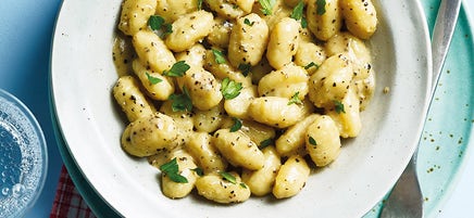 Cacio e pepe gnocchi