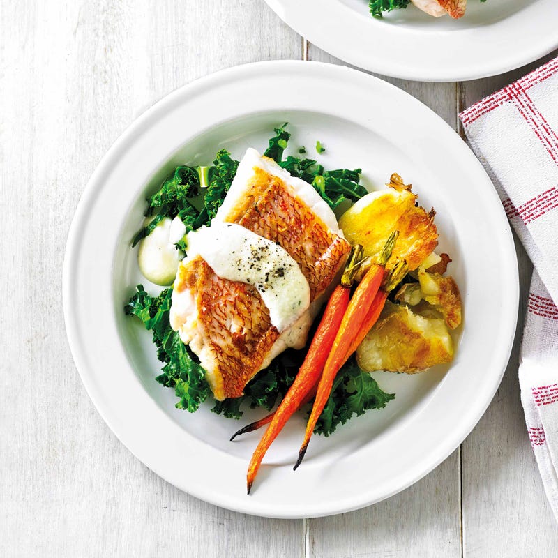Photo of Fish fillets with creamy lemon sauce by WW