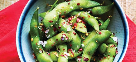 Chilli & salt edamame