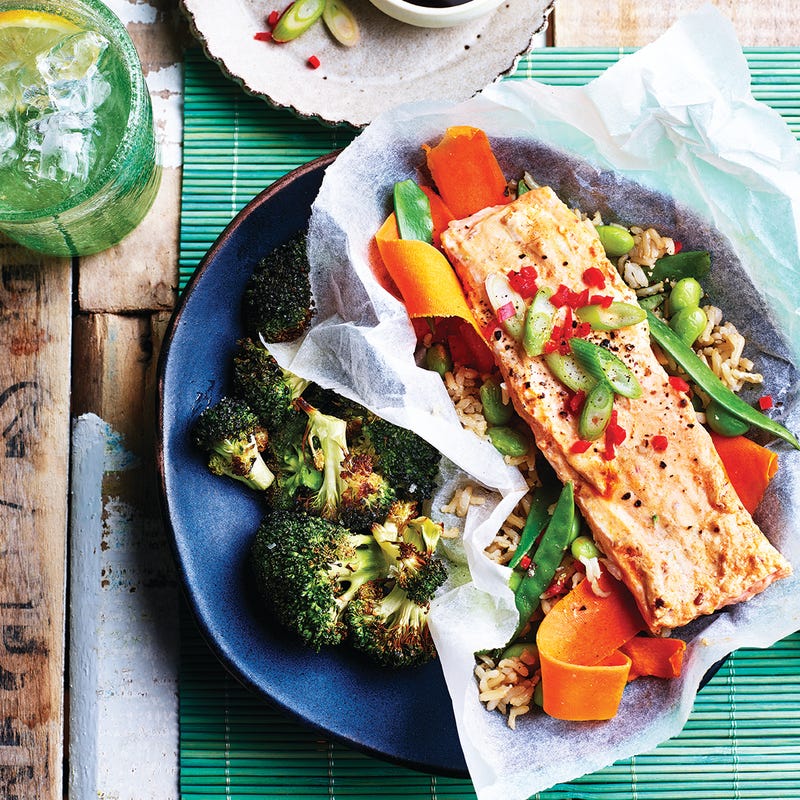 Photo of Baked red curry salmon parcels by WW