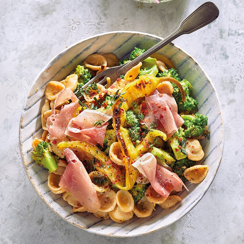 Orecchiette mit Broccoli-Carbonara