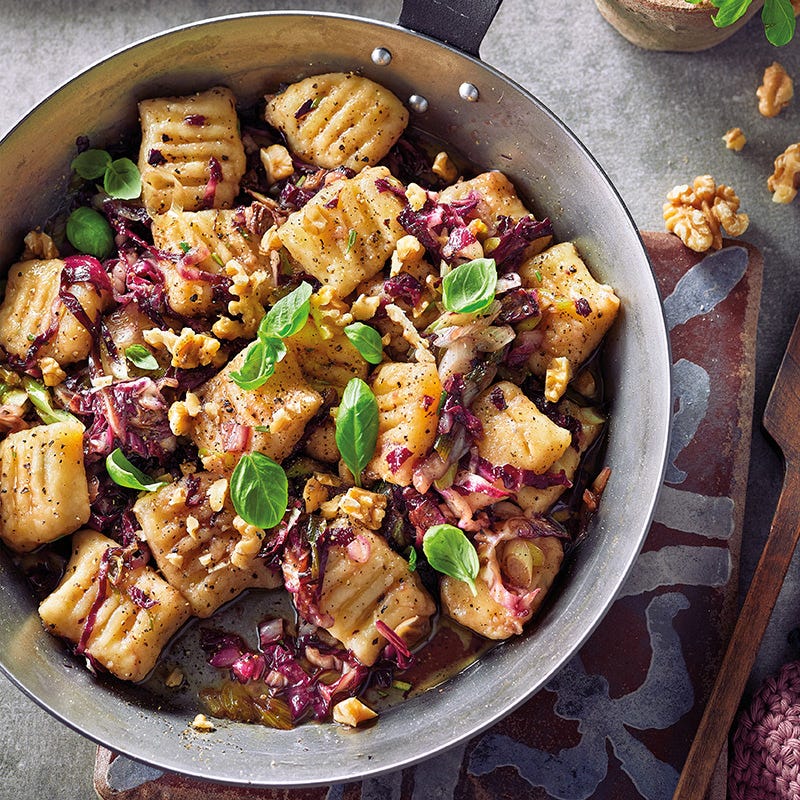 Rosmarin-Gnocchi mit Radicchio