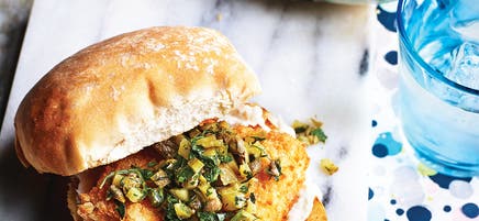 Scandi-style fish finger roll