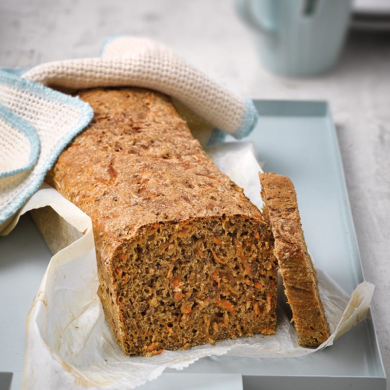 Karotten-Buchweizen-Brot