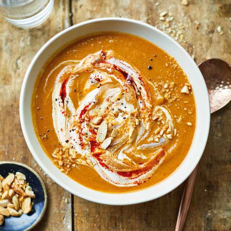 Moroccan-style cauliflower soup