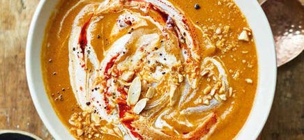 Moroccan-style cauliflower soup