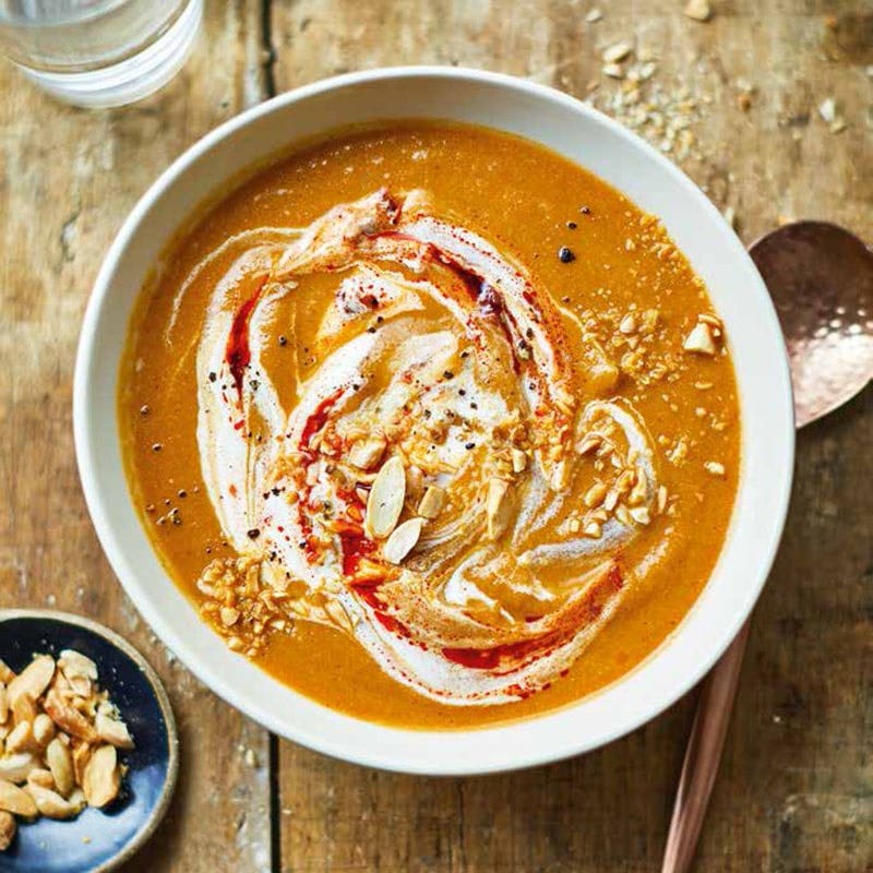 Moroccan-style cauliflower soup