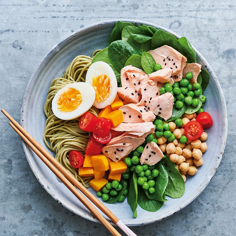 Salmon Buddha bowl