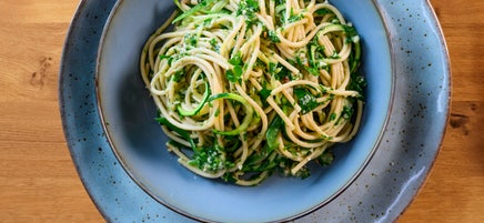Pasta mit Bohnenpesto