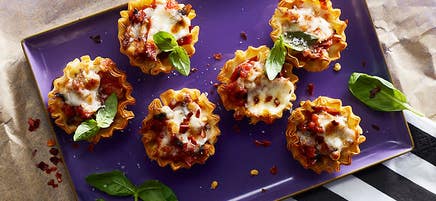 Mushroom & pepperoni pizza bites