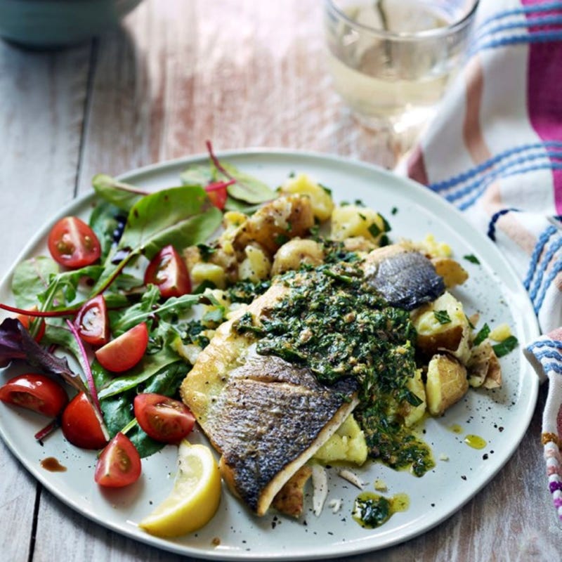 Photo de/du Bar à la sauce verte par WW