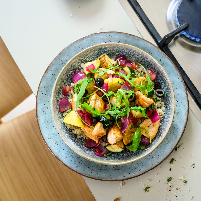 Poulet-Zitrus-Pfanne